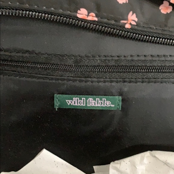 Black Pink Floral Backpack - Picture 10 of 11